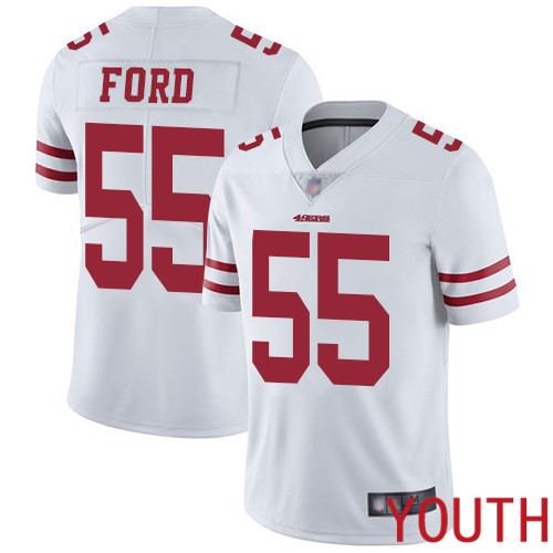 San Francisco 49ers Limited White Youth Dee Ford Road NFL Jersey #55 Vapor Untouchable